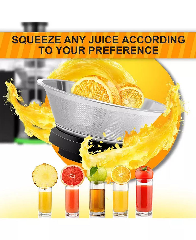 2 Speed Wide Mouth Fruit and Vegetable Centrifugal Electric Juicer