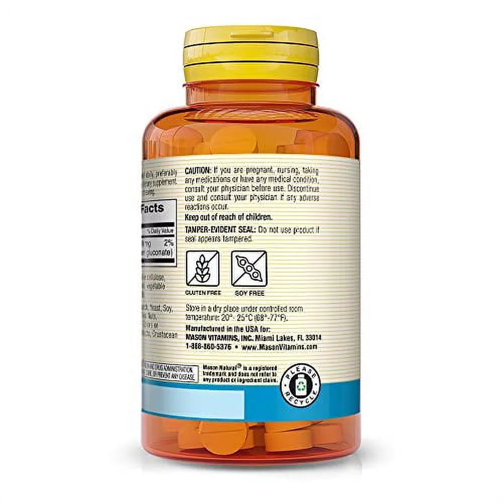 , Potassium Gluconate, 595 Mg Tablets, 100-Count Bottles (Pack of 3), Dietary Supplement Supports Healthy Blood Pressure, Overall Heart Health, Muscle Health, and Organ Health