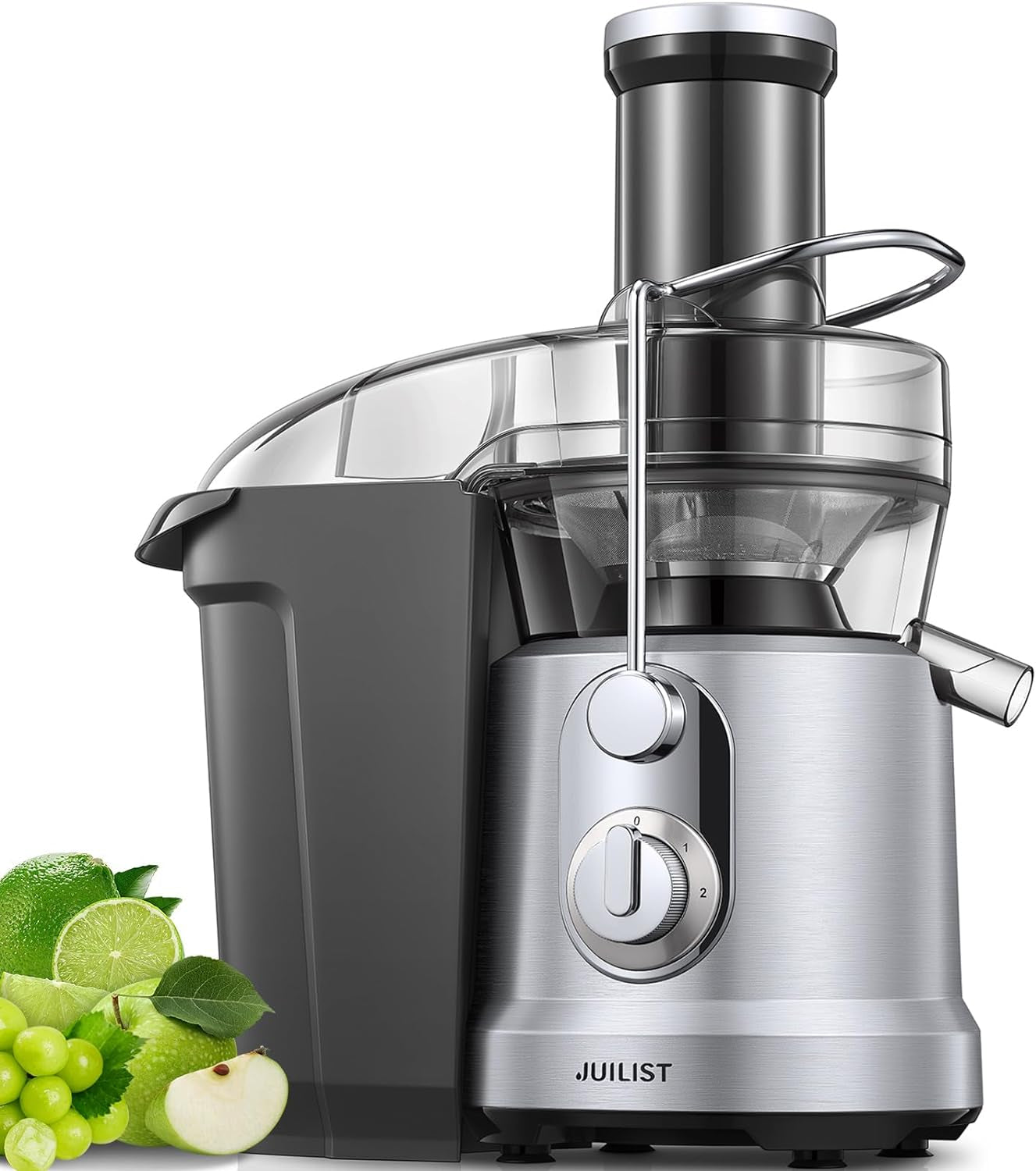 1300W Juicer Machines, Powerful Juice Extractor Machine with 3.2" Wide Mouth Fo