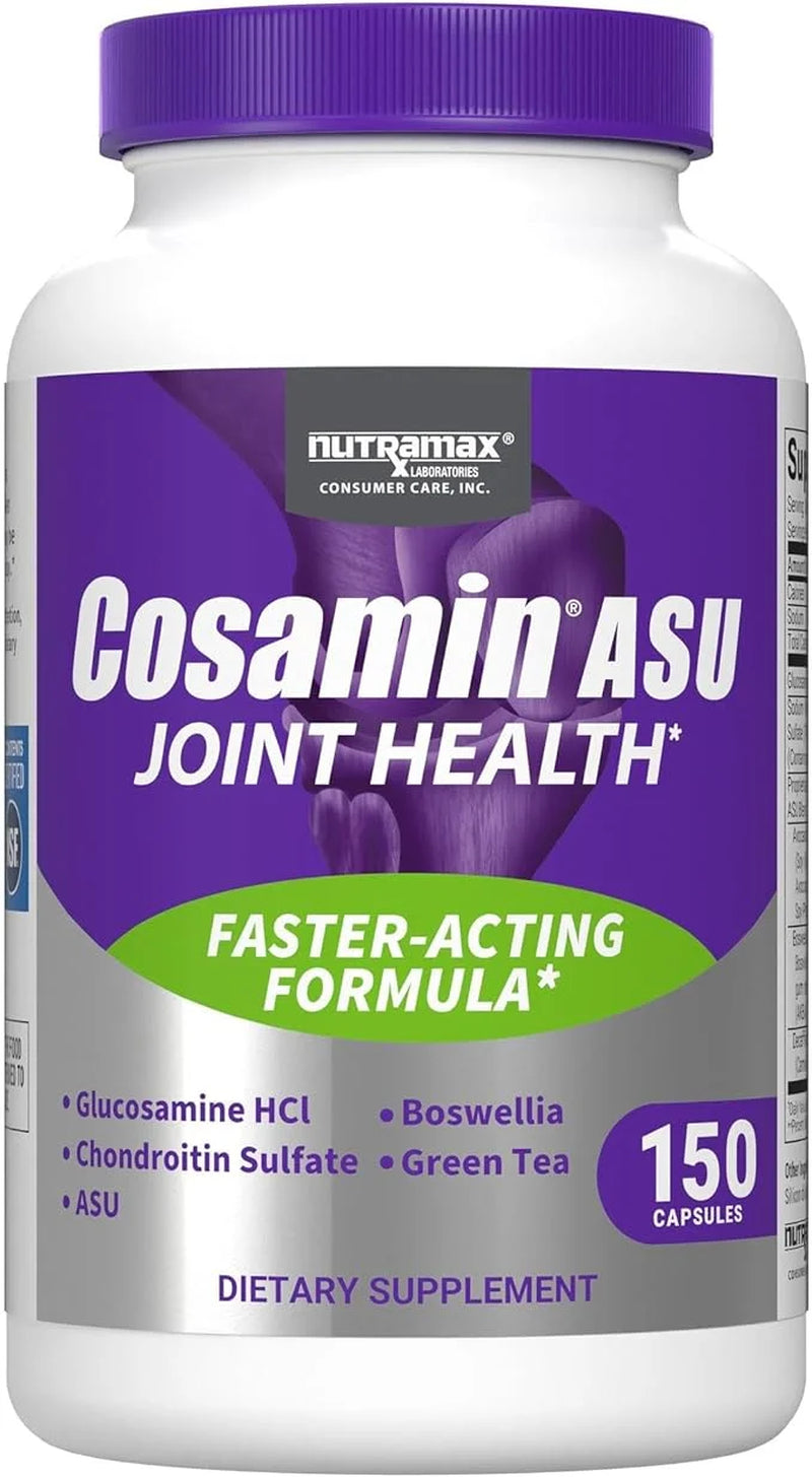 ® ASU Joint Health Supplement with Glue, Chondroitin & ASU for Men’S & Women'S Joint Health, 150 Capsules