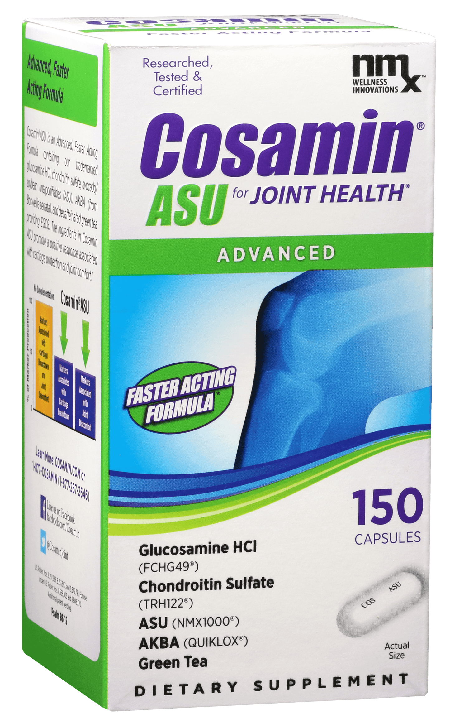 ® ASU Joint Health Supplement with Glue, Chondroitin & ASU for Men’S & Women'S Joint Health, 150 Capsules